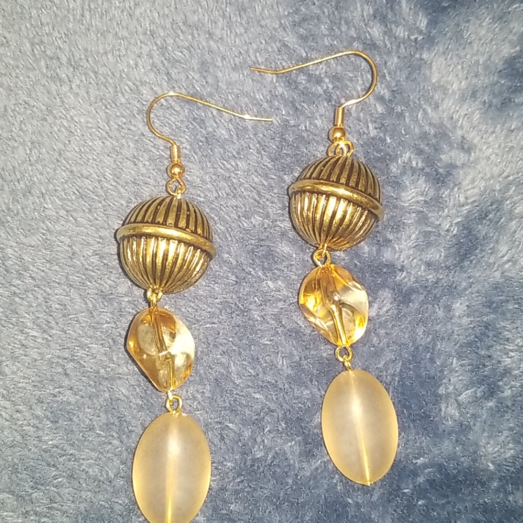 Gold Dangle Earrings